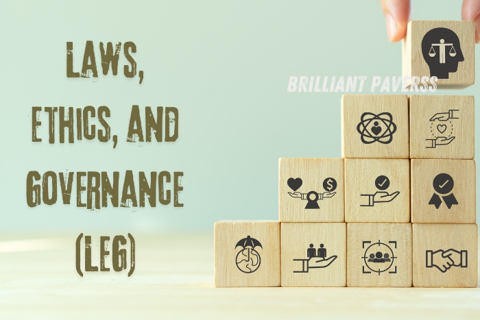 Building blocks representing laws, ethics, and governance (LEG6) at Gowtham Commerce Institute, Peelamedu, Coimbatore. Join us to master crucial CMA concepts with ethical foundations