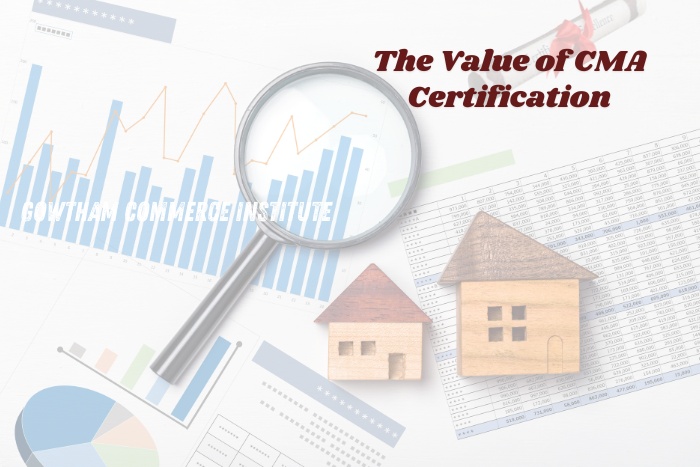 Illustration of financial growth & property analysis value of CMA certification by Gowtham Commerce Institute in Peelamedu