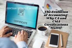 Professional exploring CA and CMA certification benefits at Gowtham Commerce Institute in Peelamedu, Coimbatore