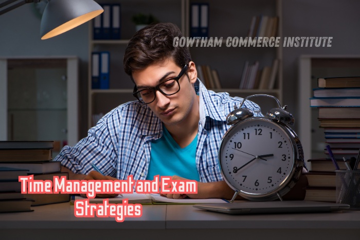 Time management and exam strategies for CA and CMA preparation at Gowtham Commerce Institute in Peelamedu, Coimbatore