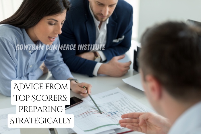 Professional guidance and strategic preparation advice from top CA scorers at Gowtham Commerce Institute in Peelamedu, Coimbatore