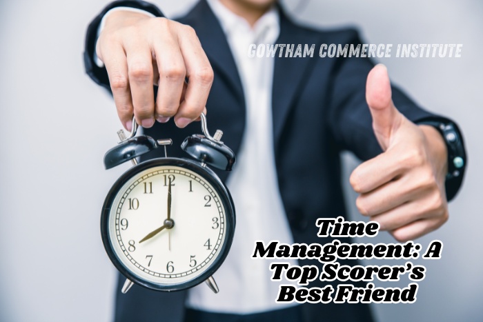 Time management tips for CA and CMA students at Gowtham Commerce Institute in Peelamedu, Coimbatore