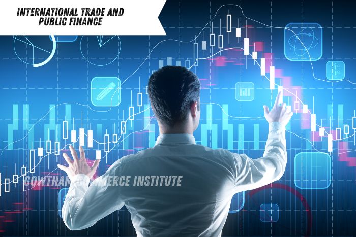 Student analyzing international trade, finance data during CMA coaching at Gowtham Commerce Institute, Peelamedu, Coimbatore