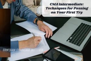 Students preparing for CMA Intermediate with expert guidance at Gowtham Commerce Institute, Peelamedu, Coimbatore