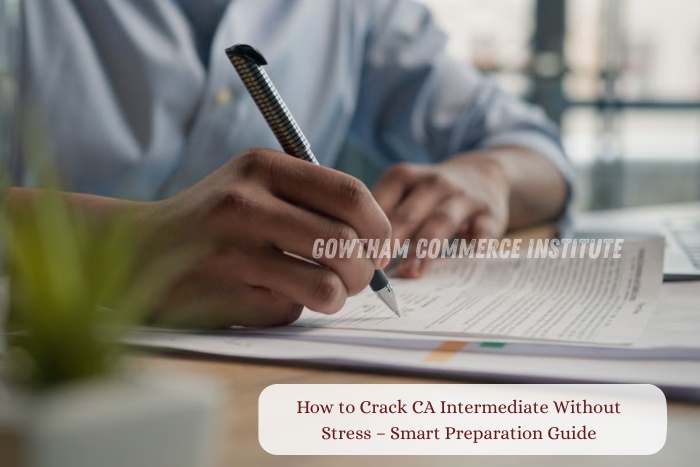 Expert CA Intermediate coaching in Coimbatore at Gowtham Commerce Institute helping students crack exams confidently